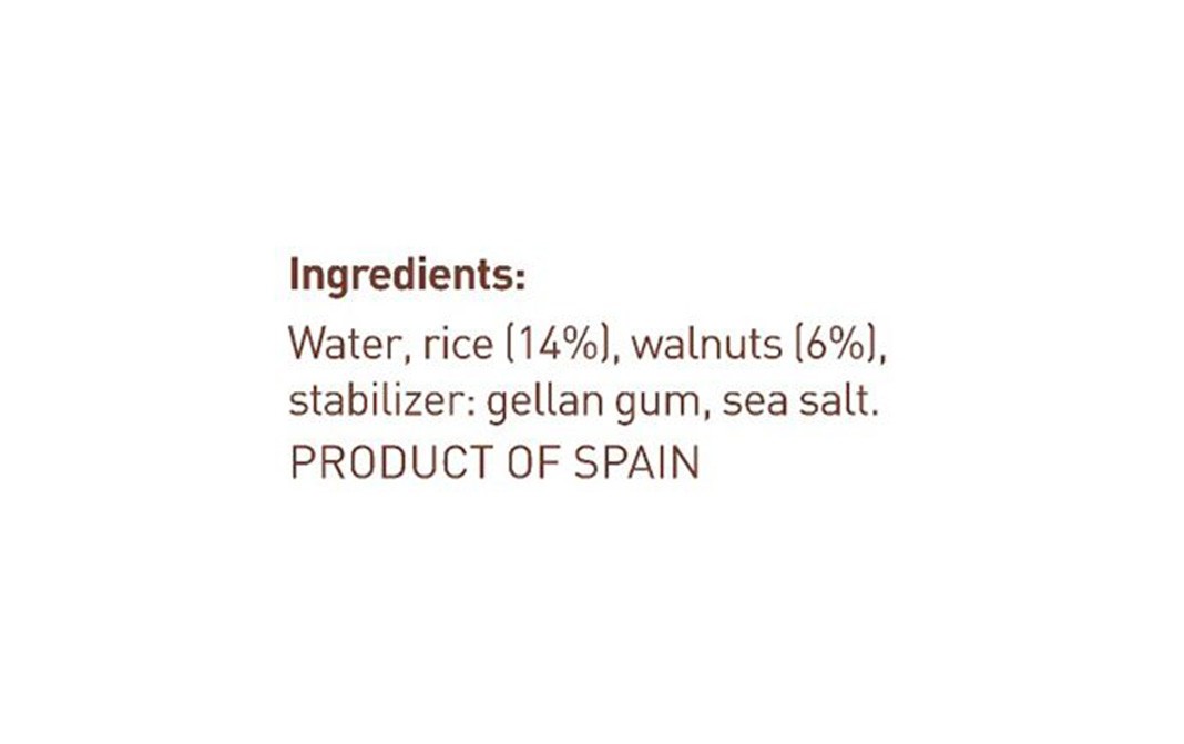 Borges Natura Rice and Walnut Drink   Tetra Pack  1 litre